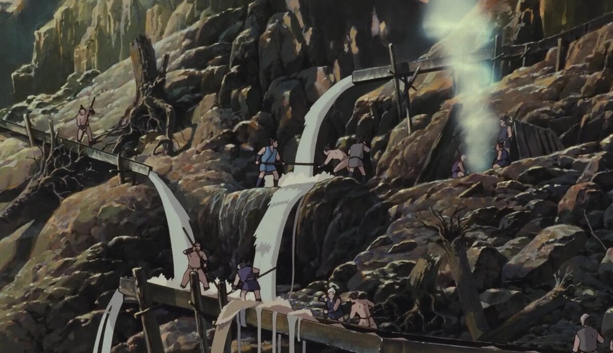 Кадр из аниме «Принцесса Мононоке»   📷