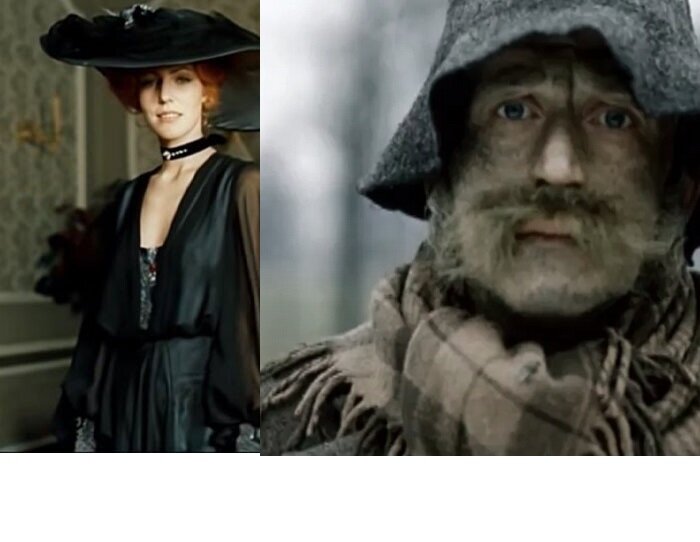 Коллаж кадров из советского фильма  Игоря Масленникова