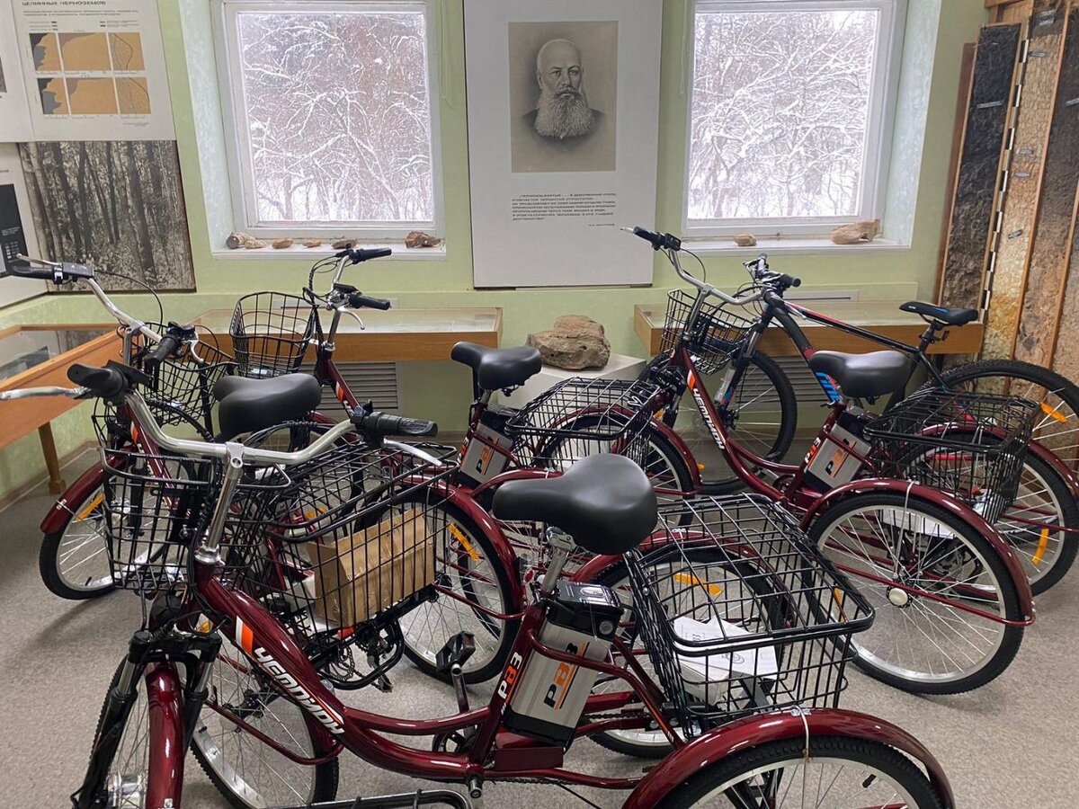    Курский заповедник им. Алёхина закупил 8 велосипедов. чтобы посетители могли совершать велопрогулки