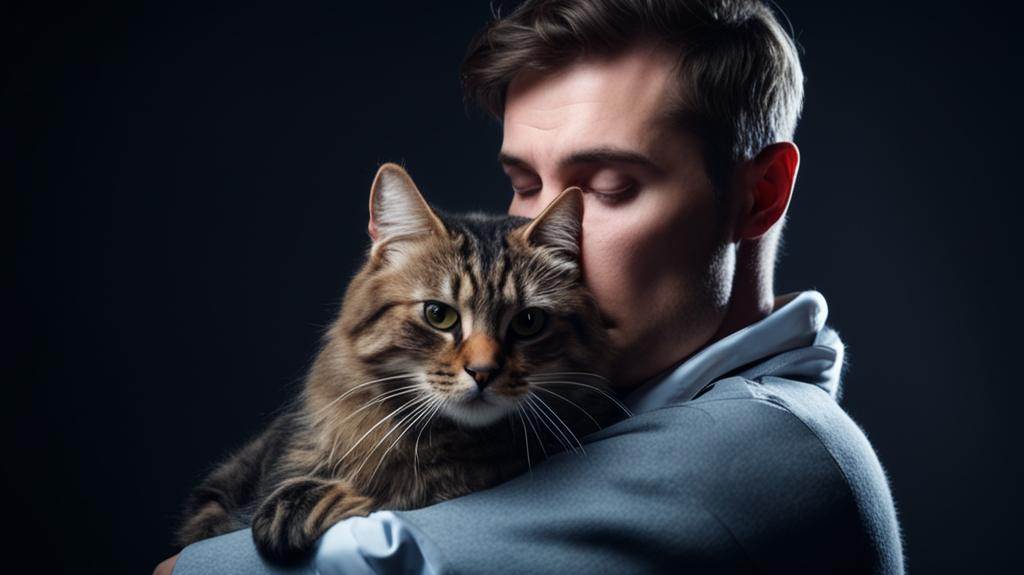 человек и кошка