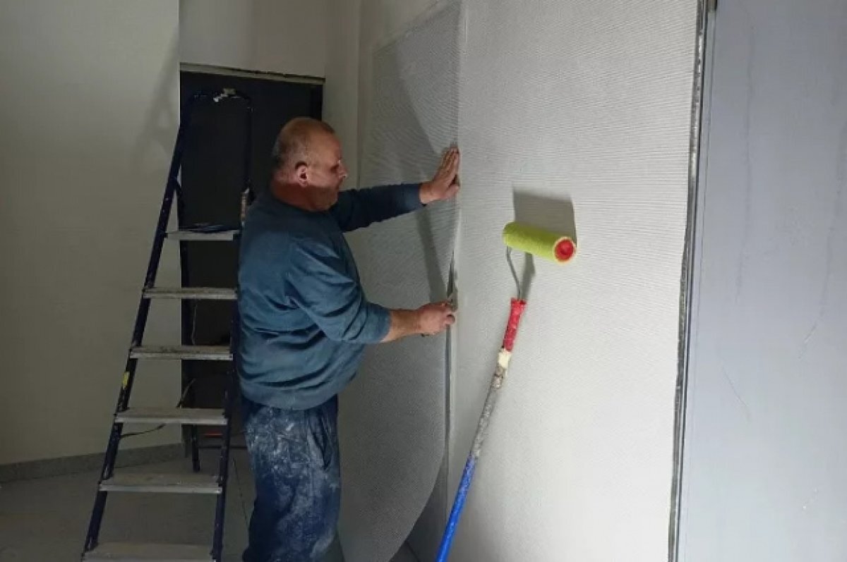    В Тульской области продолжается ремонт детского стационара