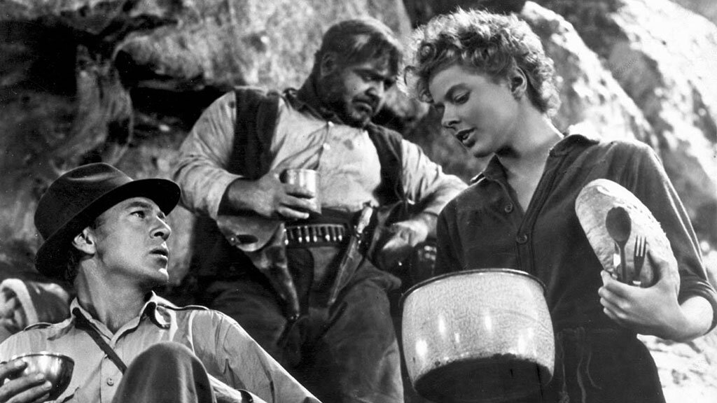 Обед. Кадр из фильма "По ком звонит колокол" (1943)