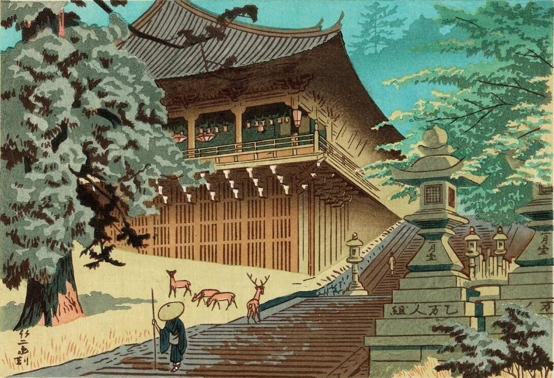 Фото из открытых источников. Японская цветная гравюра