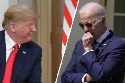    Дональд Трамп и Джо Байден ©РИА Новости, Сергей Гунеев