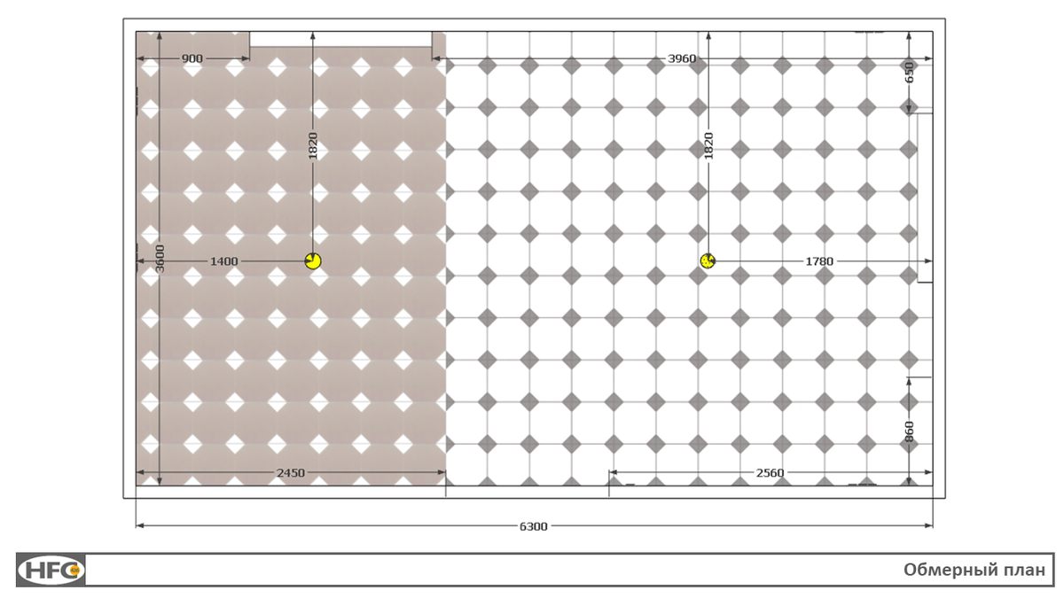 Экспресс-дизайн 22,7кв.м. Стоимость проекта 7000.-