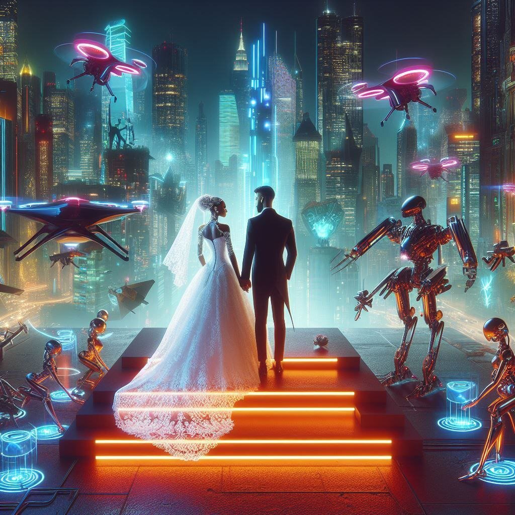 В браке, как и в звездах, каждый момент уникален. В этом небесном союзе рождается симфония душ, где каждая звезда — словно нить, сплетающая удивительный роман судьбы.