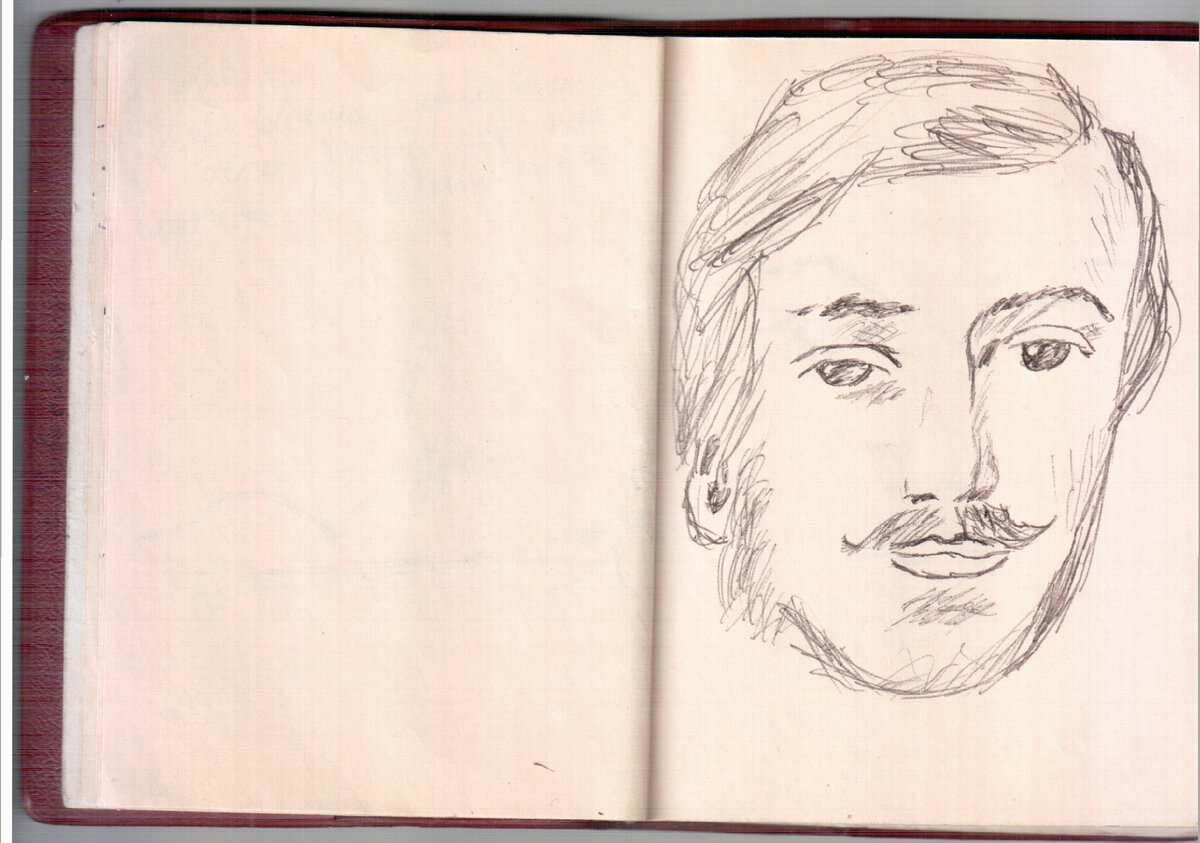 Рисунок моего брата, его уже давно нет, а рисунок его остался