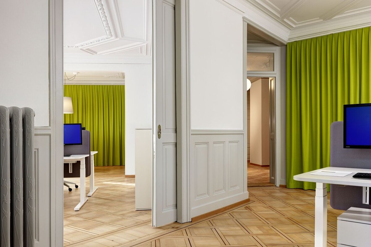 Фотография принадлежит Creation Baumann: https://creationbaumann.com/en/reference/treuvision-ag-zurich/
