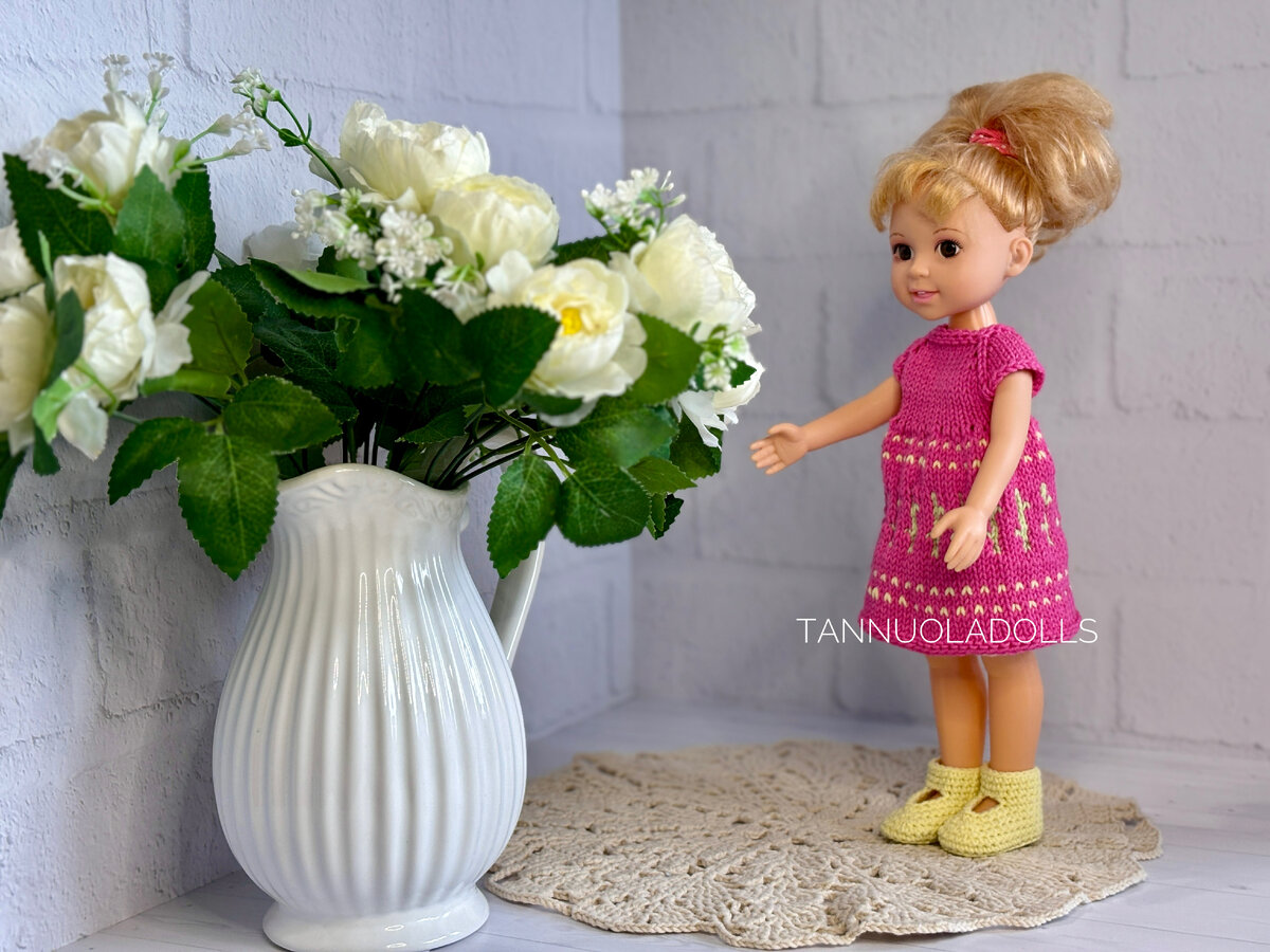 Туфли крючком на куклу