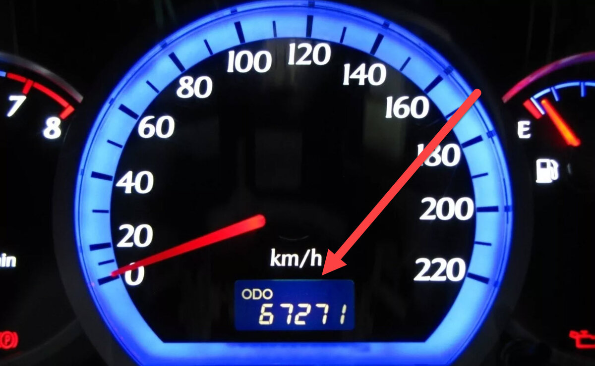 просите фото одометра прежде чем ехать смотреть авто