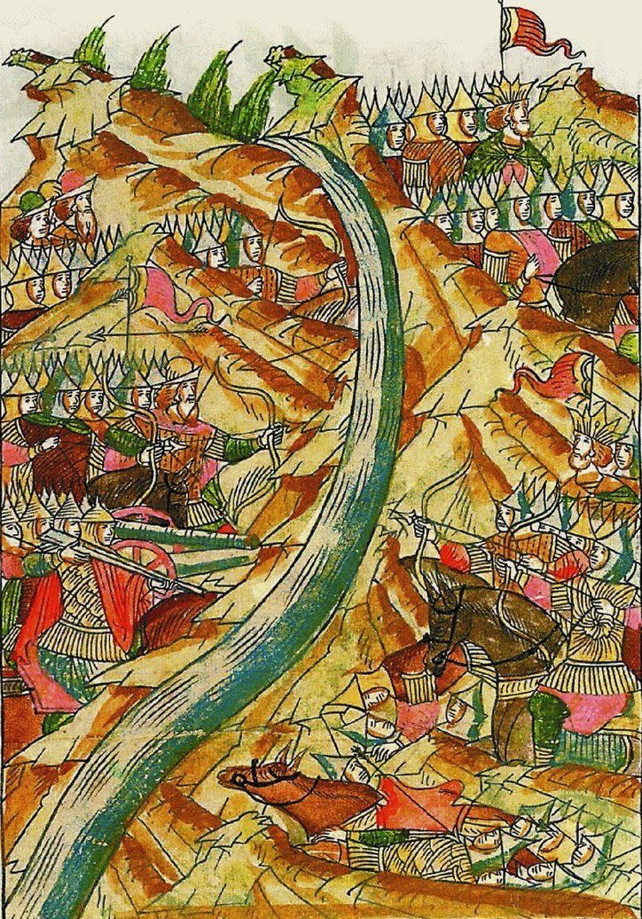 Иван Грозный принимает гонца шведского короля Густава I Ваза.