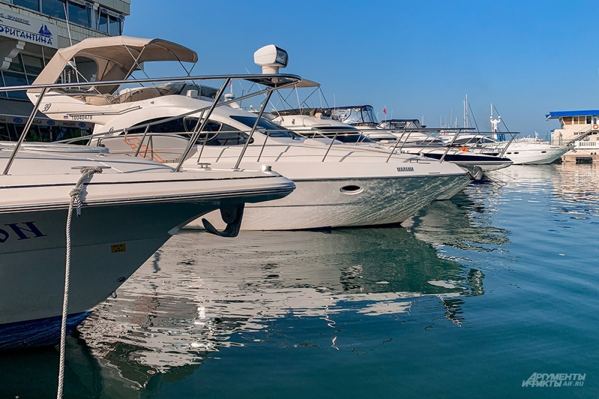    В порту Сочи из-за шторма приостановили движение маломерных судов