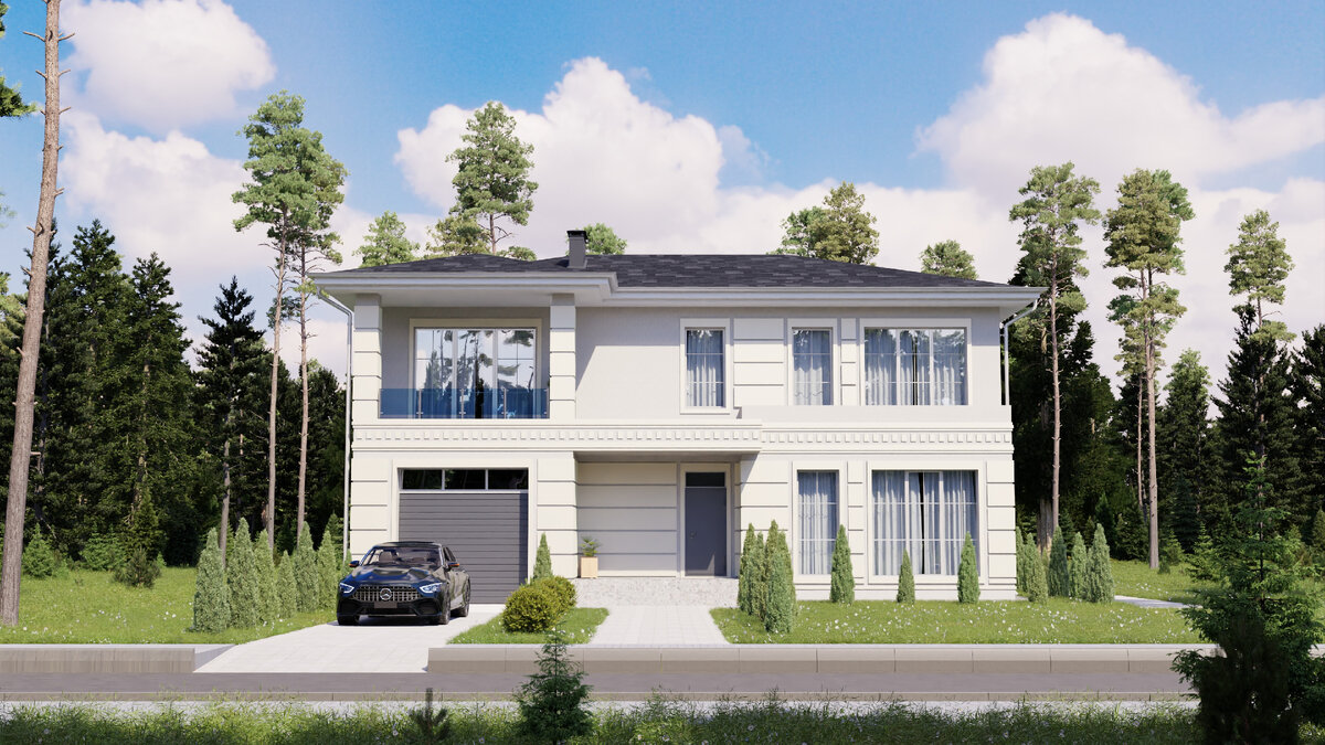 Сочетание строгости и изысканности в одном проекте