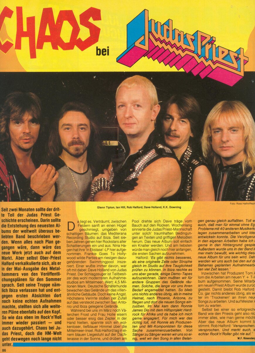 Страница журнала Metal Hammer