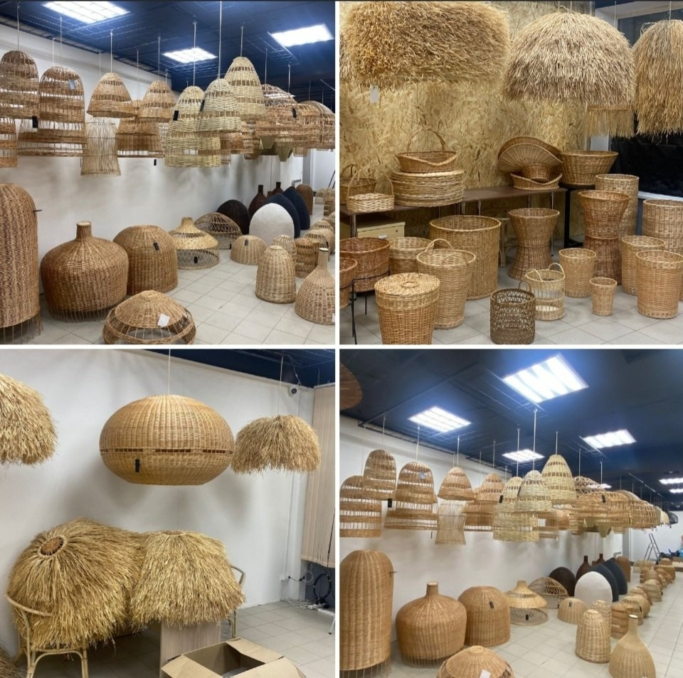 Разнообразие ассортимента светильников из лозы и ротанга от «Lozaramazanov»