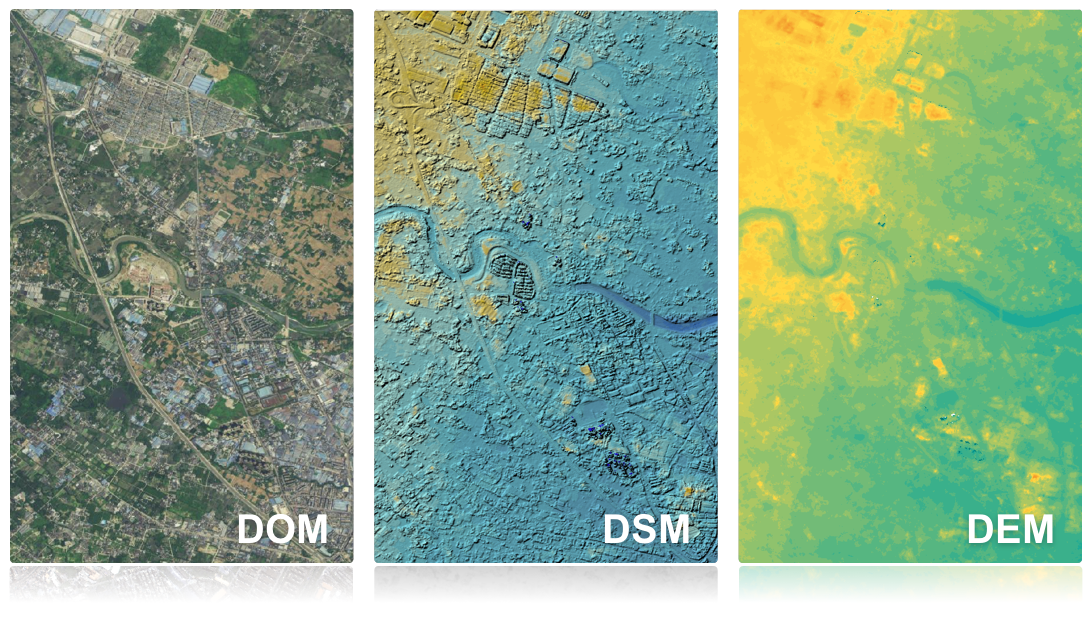 Получение высокоточных данных DOM, DSM/DEM