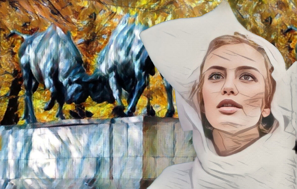 Наталья Кишова в роли Лулу в фильме "Чёртовы куклы". Коллаж автора. 