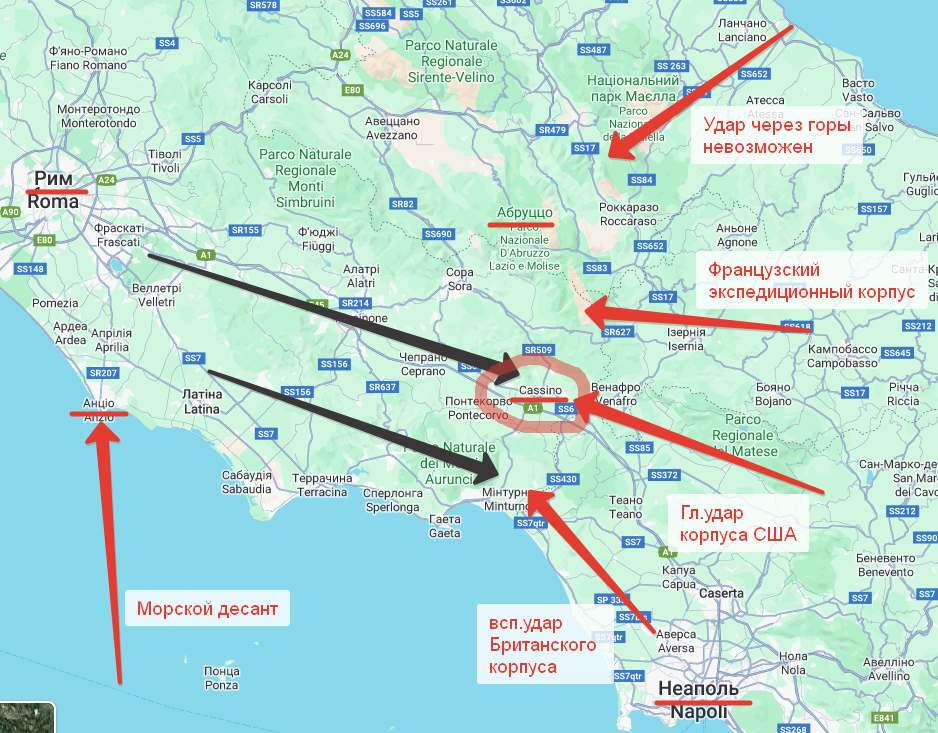 Замысел сражения, рисунок Автора