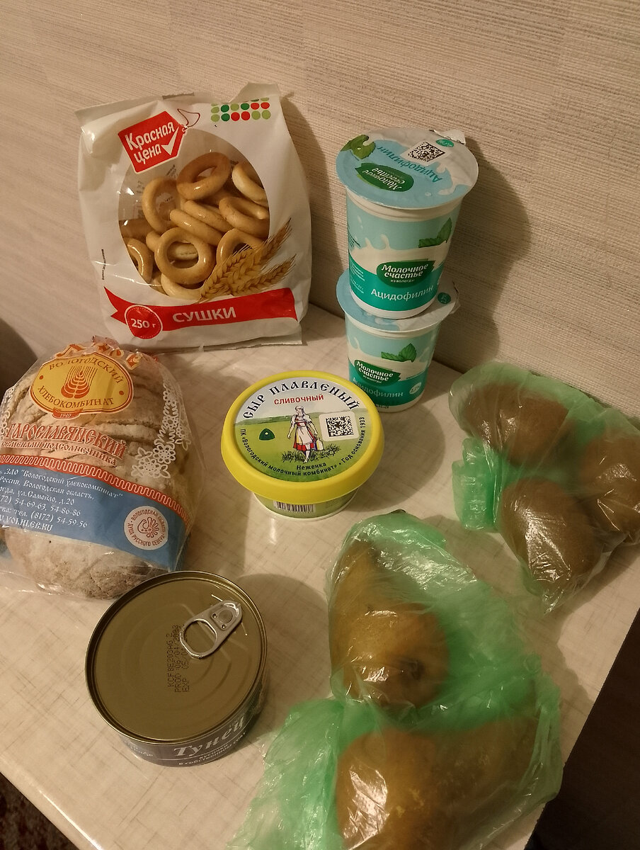 Сегодняшние продукты на 565 р., фото автора