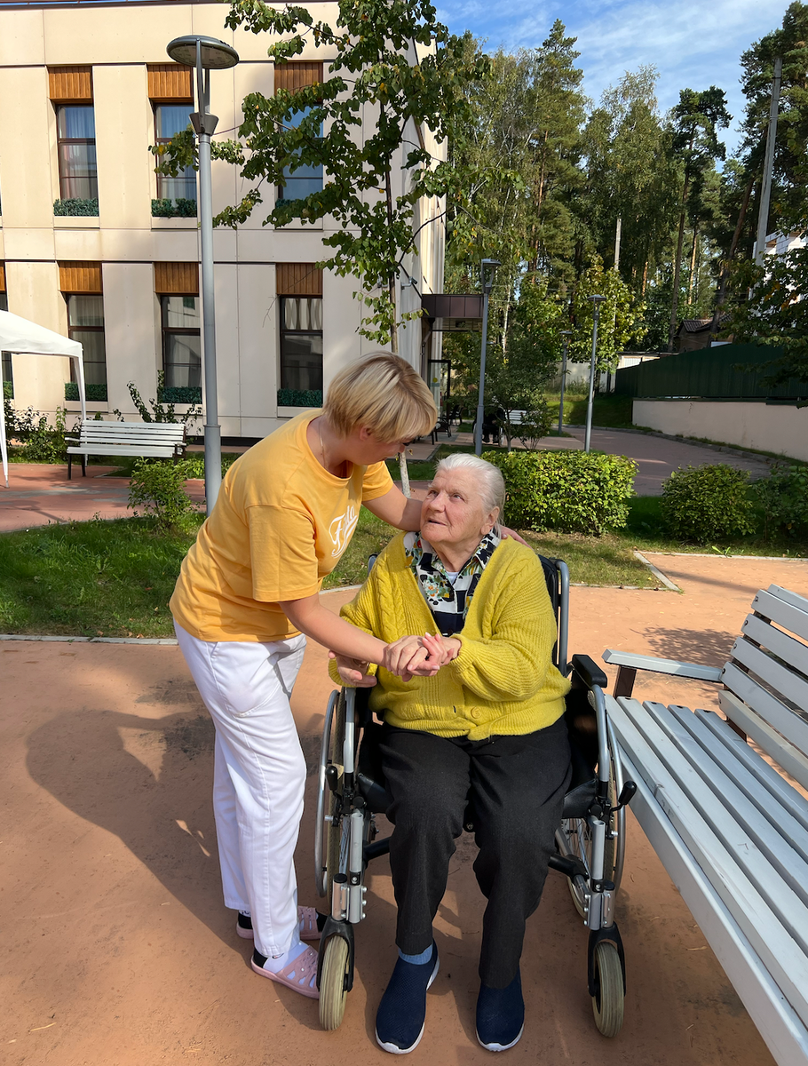 Подопечная Центра гериатрического ухода и реабилитации Сениор Групп "Малаховка"