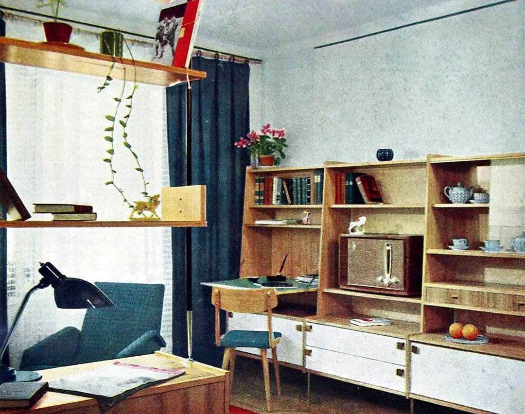 Образцово-показательный дизайн интерьера в панельном доме 1958 года