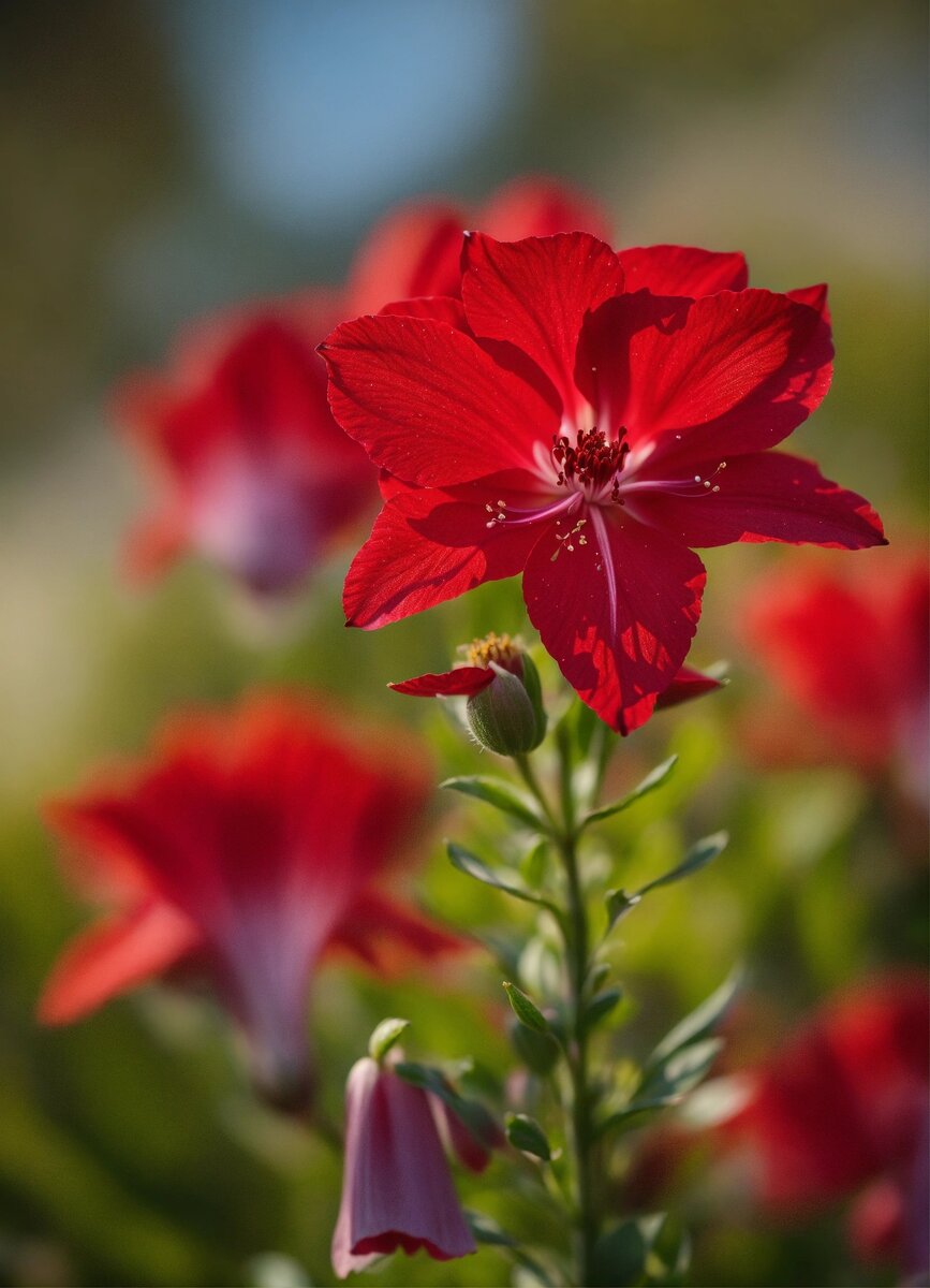 Цветы получают необходимые питательные вещества из почвы