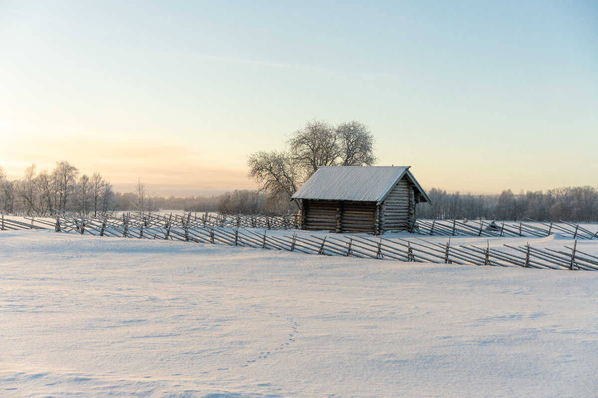 еще немного зимней Кижской красоты