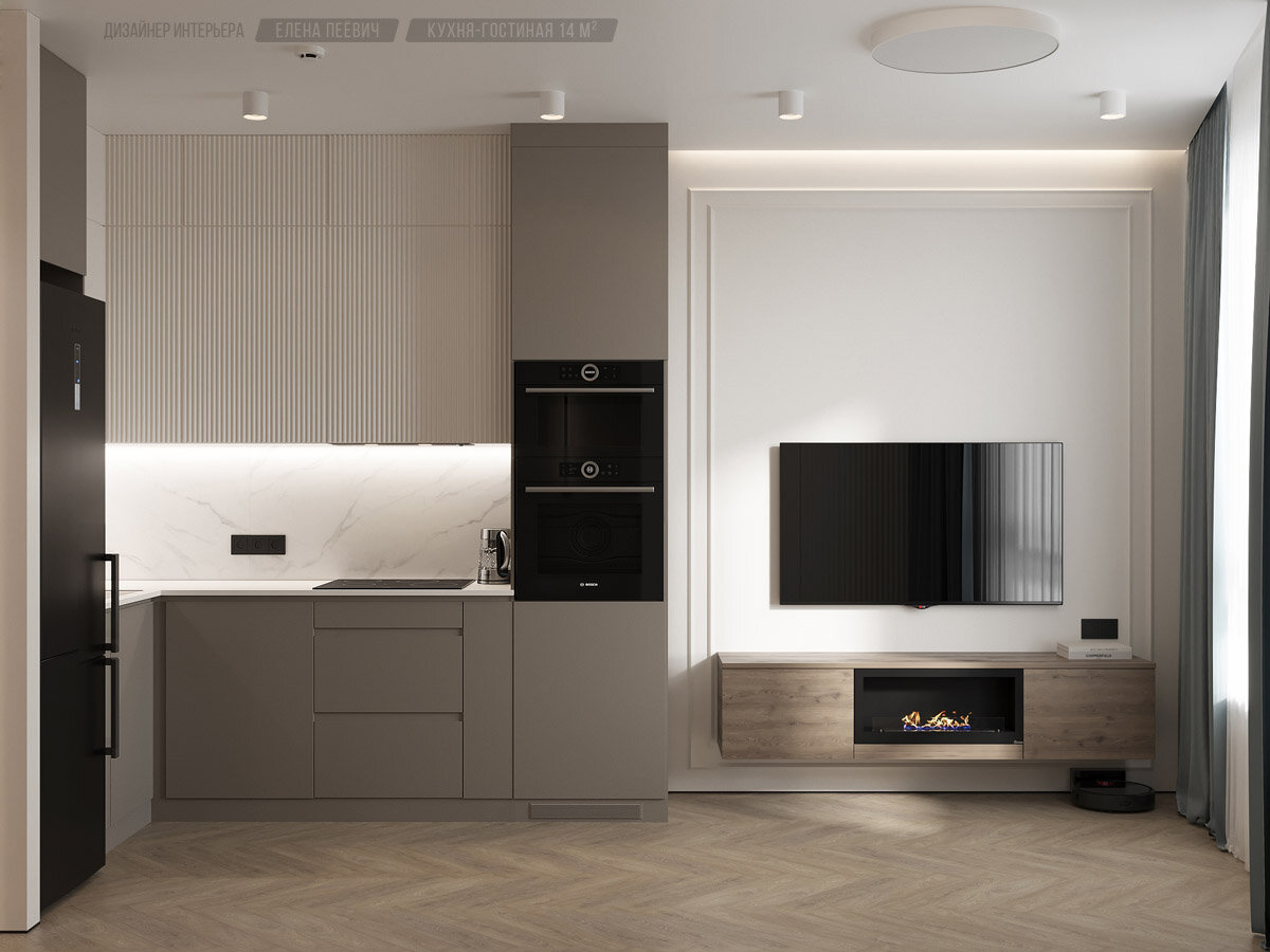 Дизайн-проект квартиры для семьи из трех человек