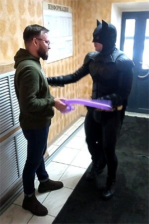 Поздравление в костюме Бэмена 4500/15 мин.