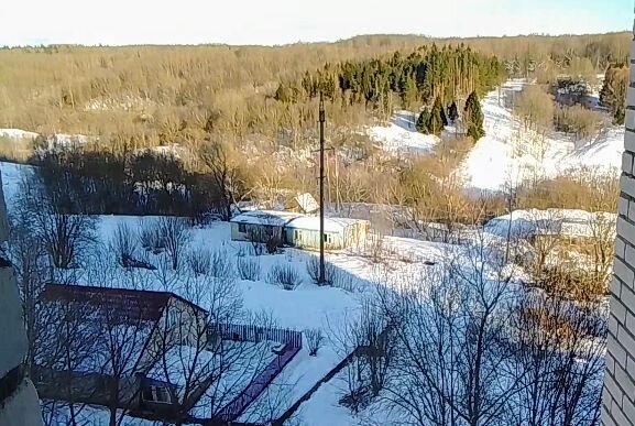 Вид из окна. Зима. Фото автора