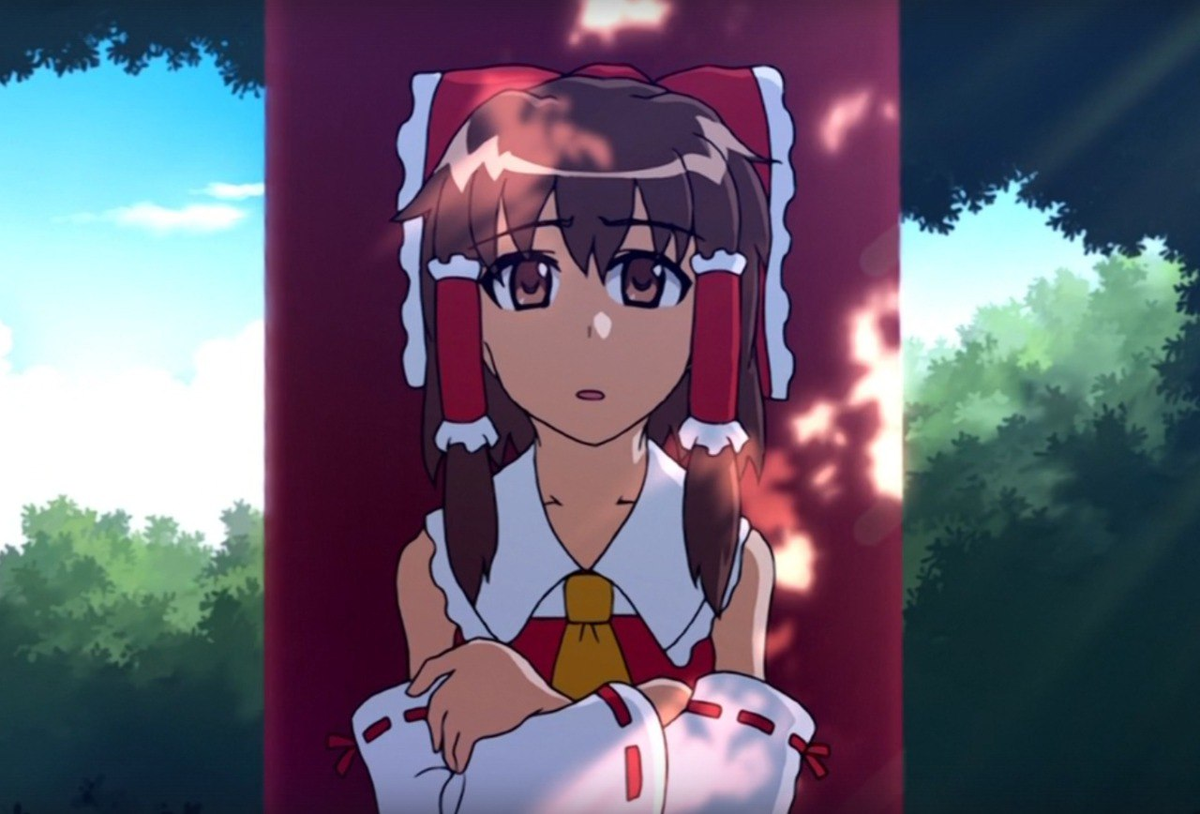 Кадр из экранизации компьютерной игры Touhou Project «Сон летним днем»