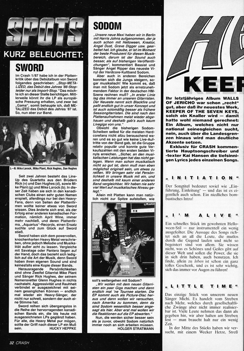 Страница журнала Crash