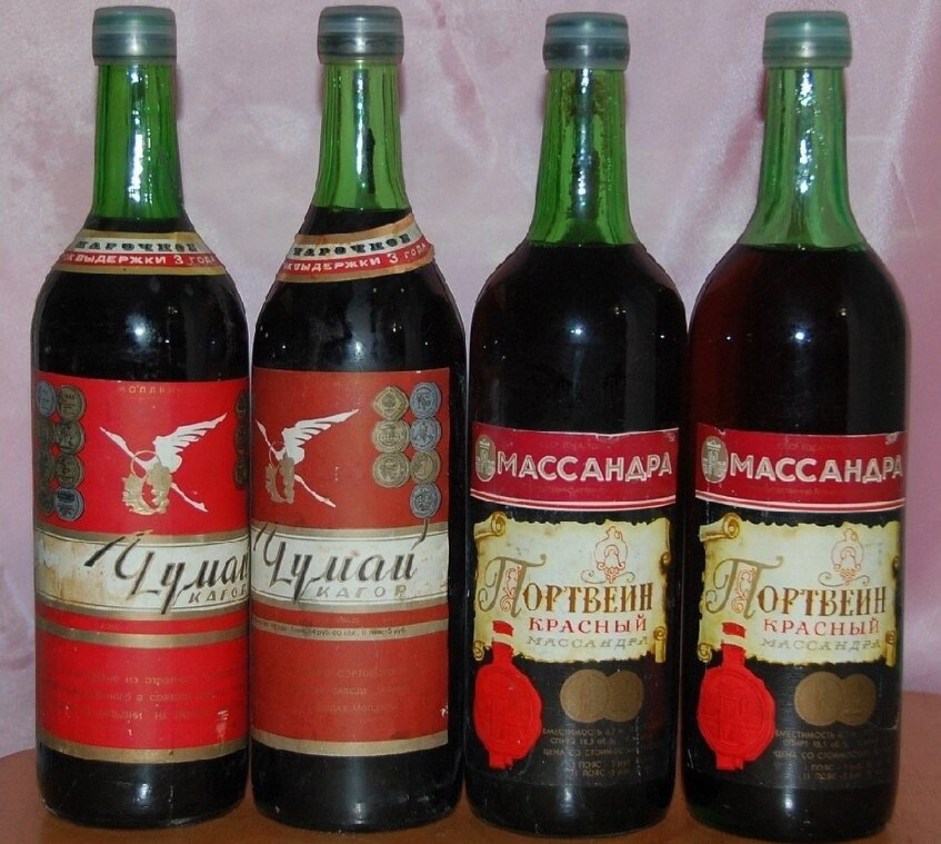 Популярные вина из СССР
