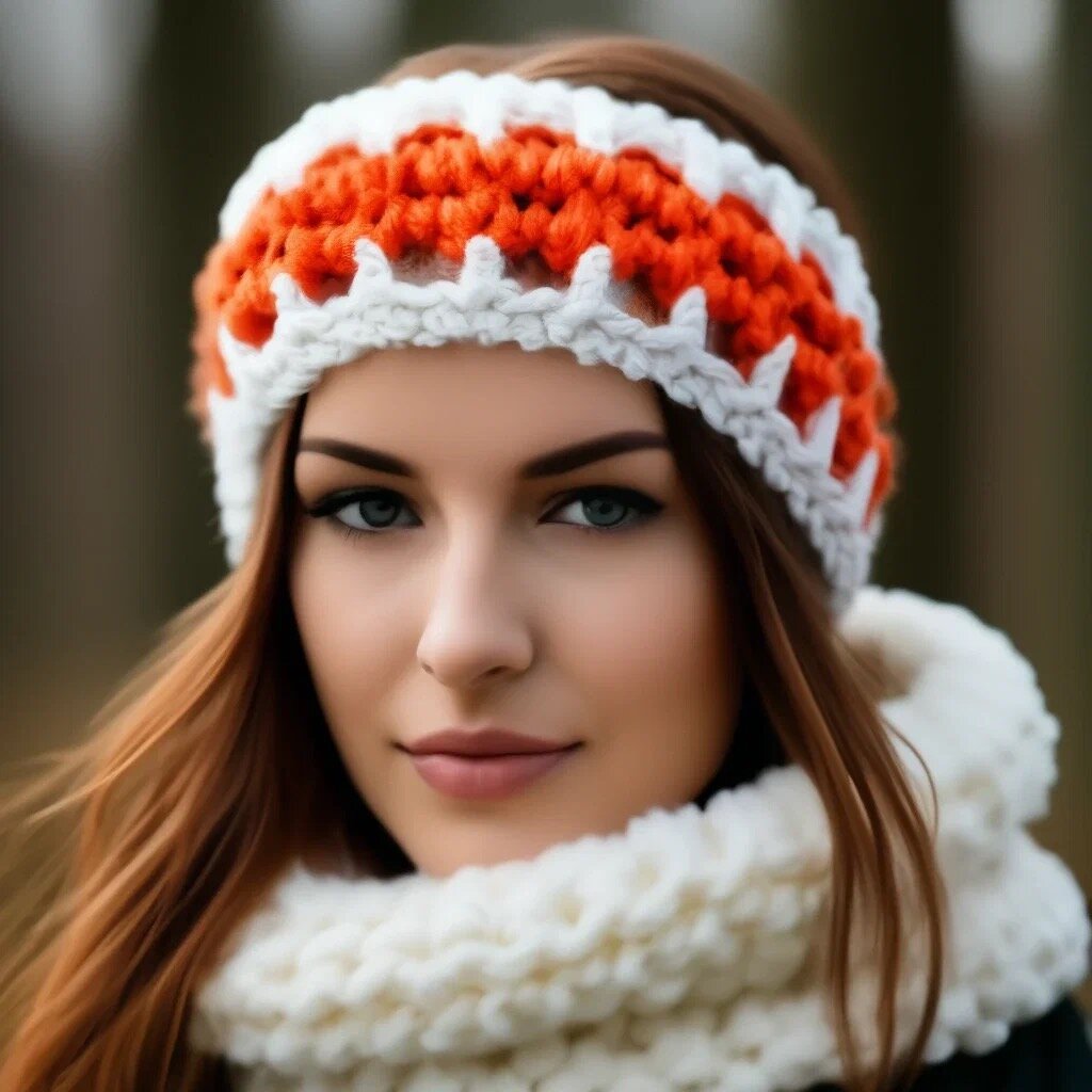 Повязка на голову- женский аксессуар одежды, используемый в зимнее или осенне-весенне время, чтобы защитить уши и лоб от холода.-2