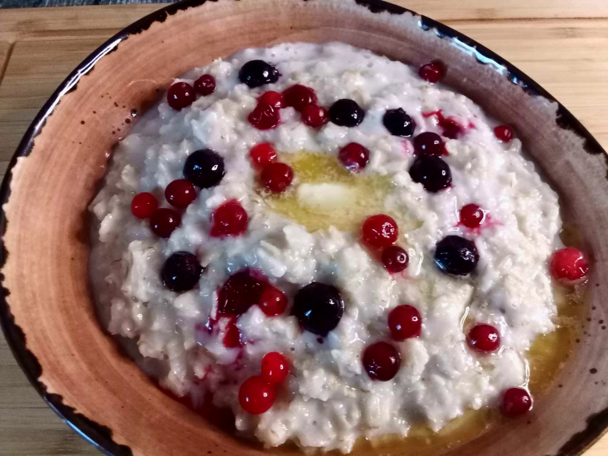 Овсяная каша. Фото от автора