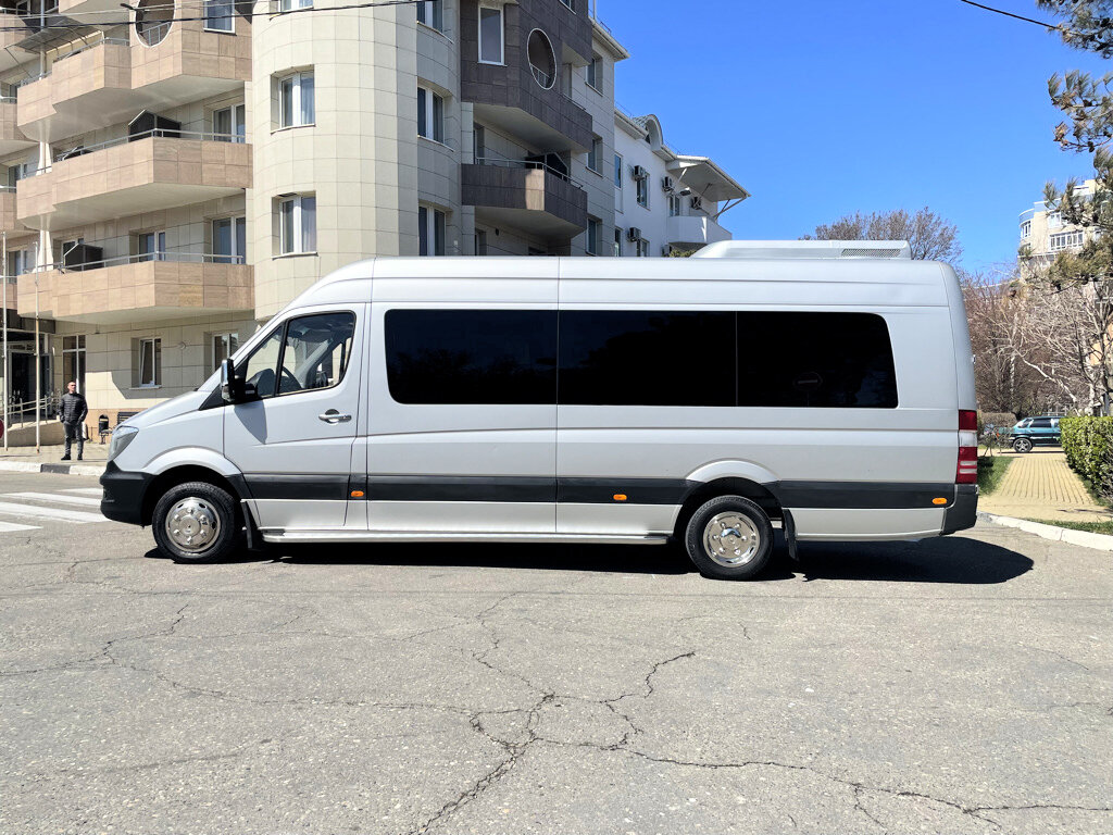 Автобус анапа белый