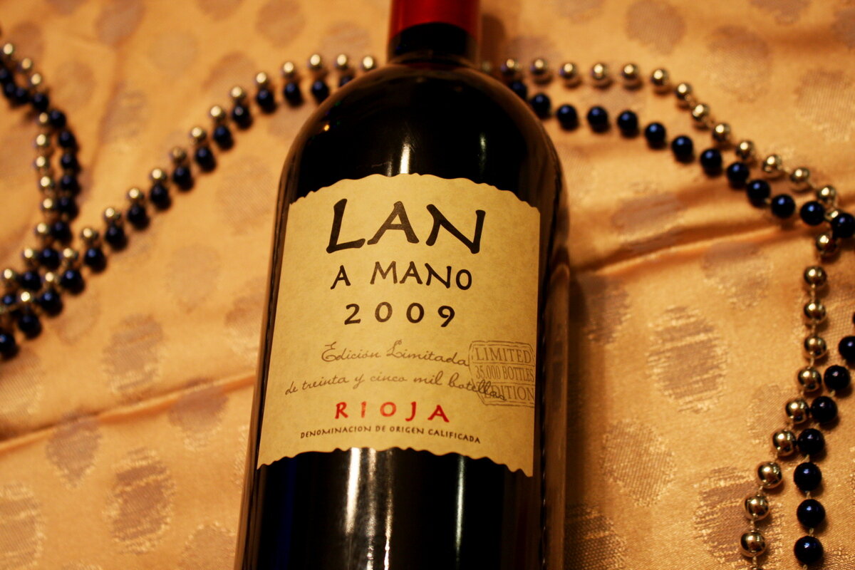 LAN A Mano 2009, вино красное сухое. Испания. Коллекционный образец из Риохи.