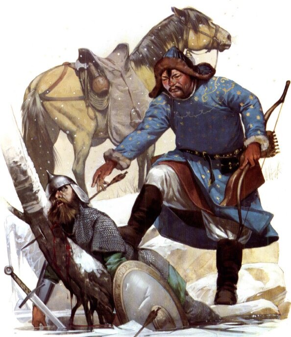 4 марта 1238 года на реке Сить, западнее нынешних Рыбинска и Ярославля, погибла последняя полевая армия северо-восточной Руси.-10