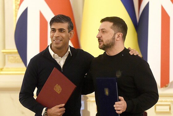    Владимир Зеленский и Риши Сунак