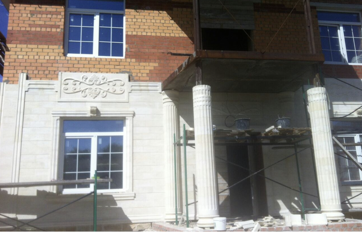 отделка фасада в г. Саратов.