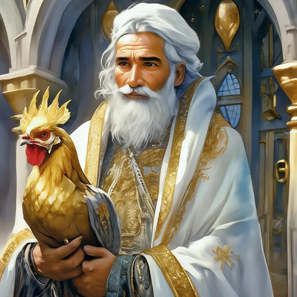 Мудрец-звездочет из сказки о Золотом Петушке