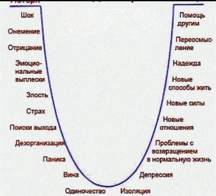 Летом, когда была в депрессии нашла в чате эту картинку. Сейчас про неё вспомнила. Как мне кажется, но, по ощущениям, с декабря я уже в фазе "Новые способы жить"