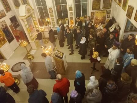 Казаки Иваново. Ивановское казачество на молитве. 