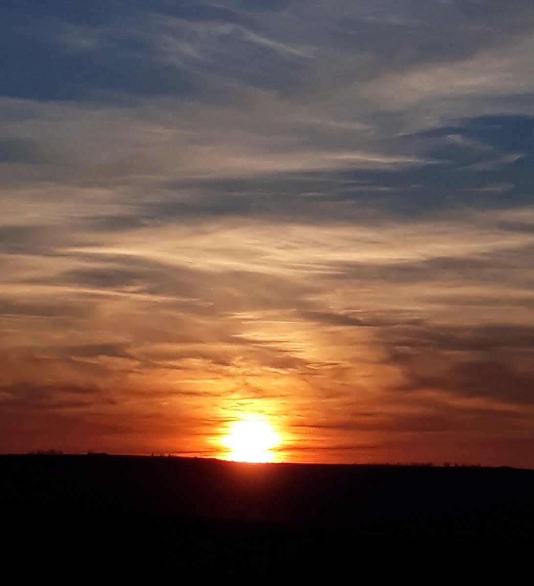 Тот самый закат 31 декабря 2020 года.