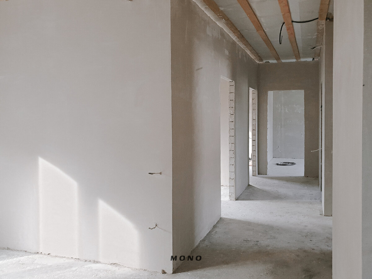 Механизированная штукатурка стен в квартире