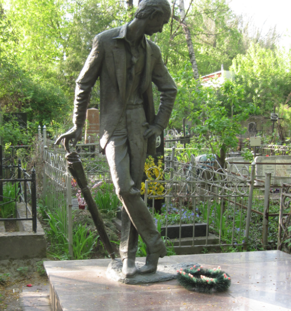 Памятник на могиле Николая Гринько