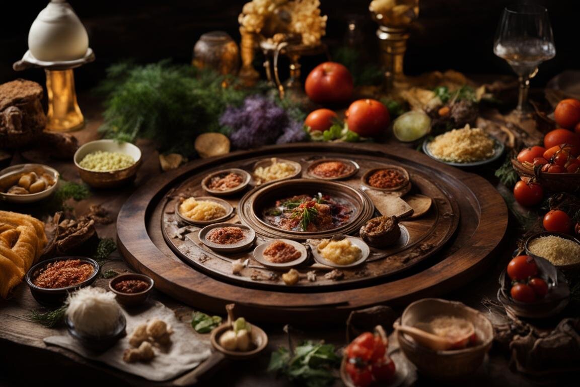 Кулинарный гороскоп для 12 знаков зодиака            Фото сгенерировано Kandinsky 3.0