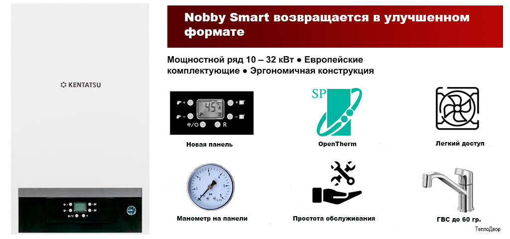 Функционал Kentatsu NOBBY SMART 2