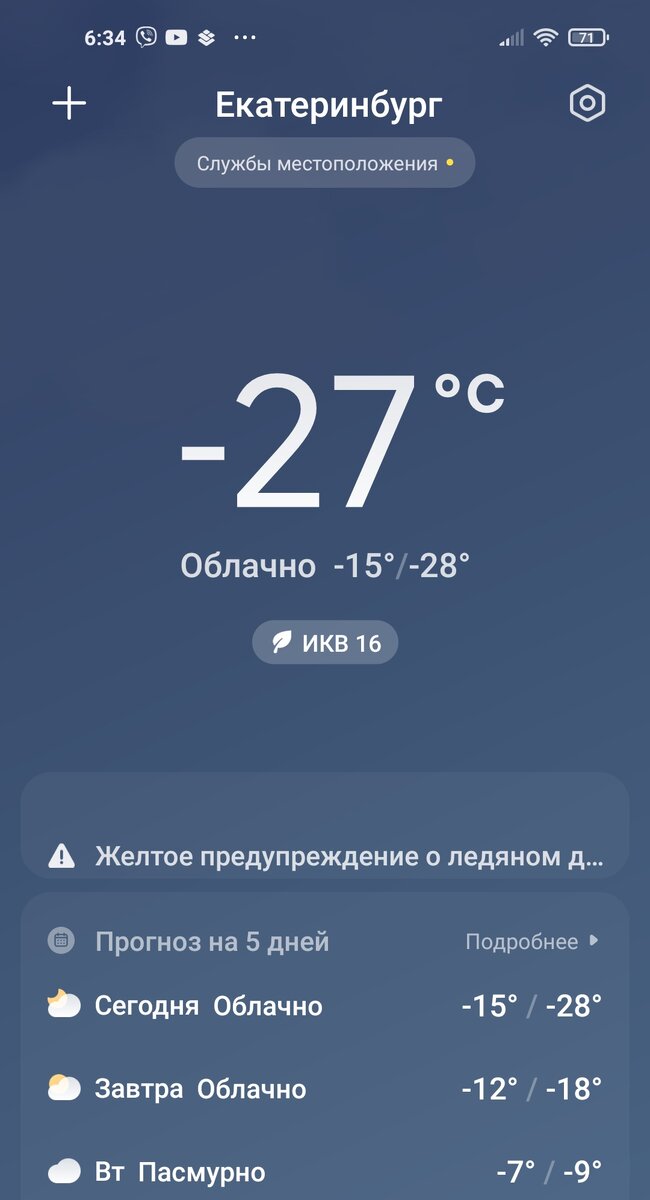 Уже во вторник модно сказать тепло