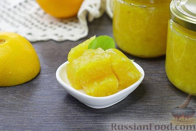 апельсин, сахар, коньяк, агар, корица